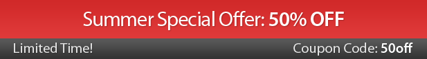Black Friday 2013: 50% Discount on Everything! Black Friday 2013: 50% Discount on Everything!